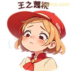 红帽女孩委屈脸